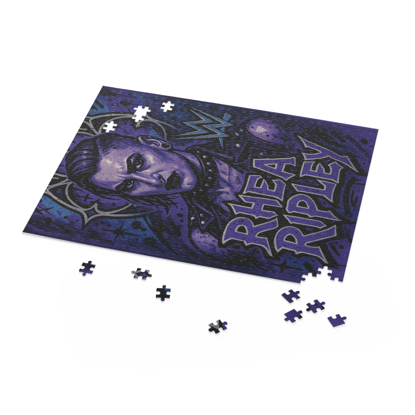 WWE Rhea Ripley Puzzle, 120/252/500-Piece Jigsaw Collectible Puzzle