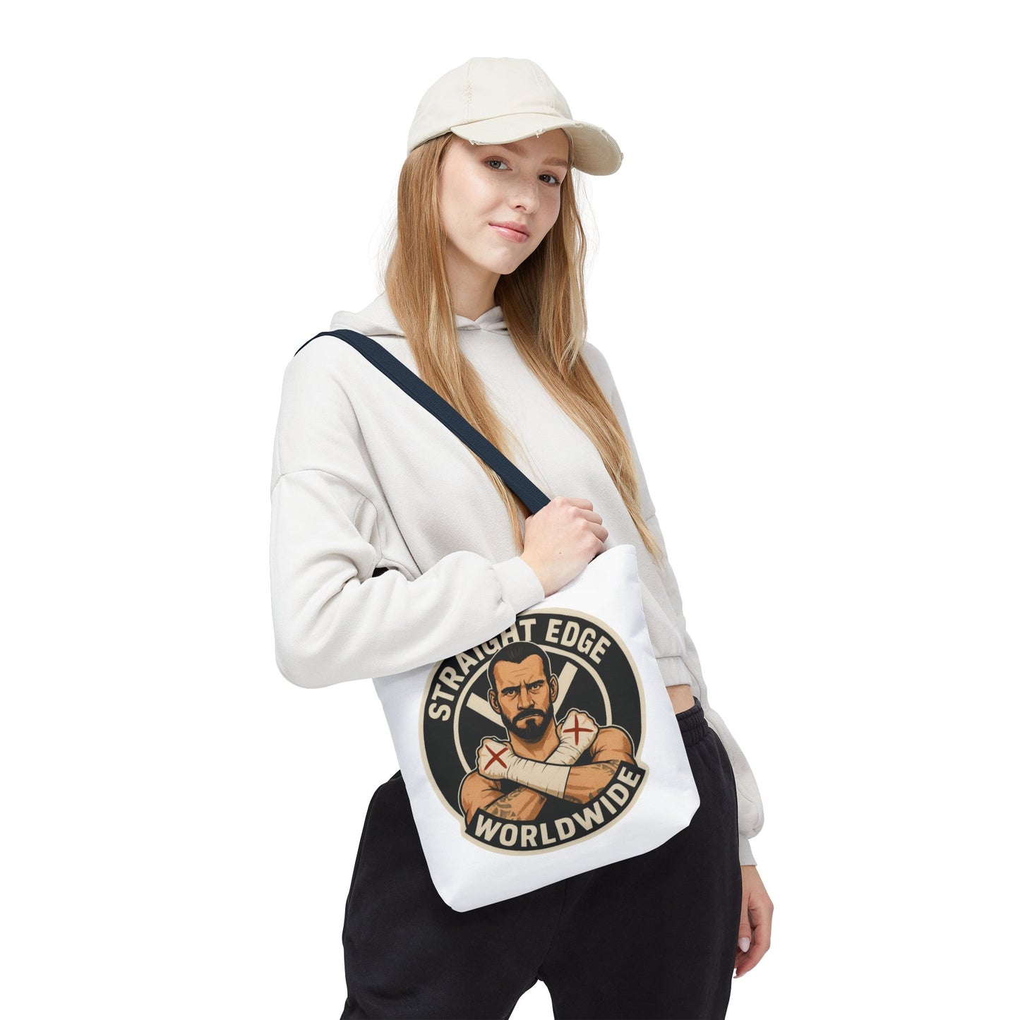 CM Punk Straight Edge Worldwide Tote Bag