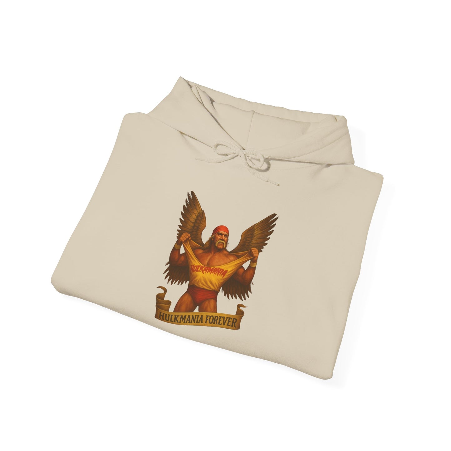 Bold Hulkamania Forever Eagle Unisex Hoodie