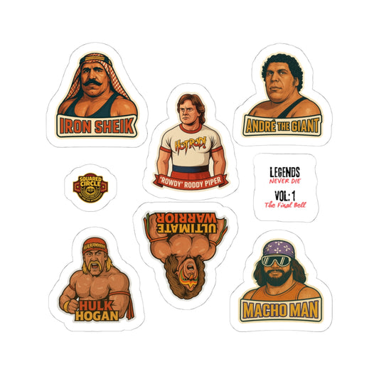 Legends Never Die: Vol 1 - Wrestling Legends Kiss-Cut Stickers