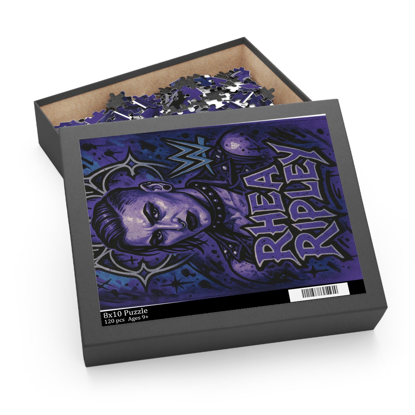 WWE Rhea Ripley Puzzle, 120/252/500-Piece Jigsaw Collectible Puzzle