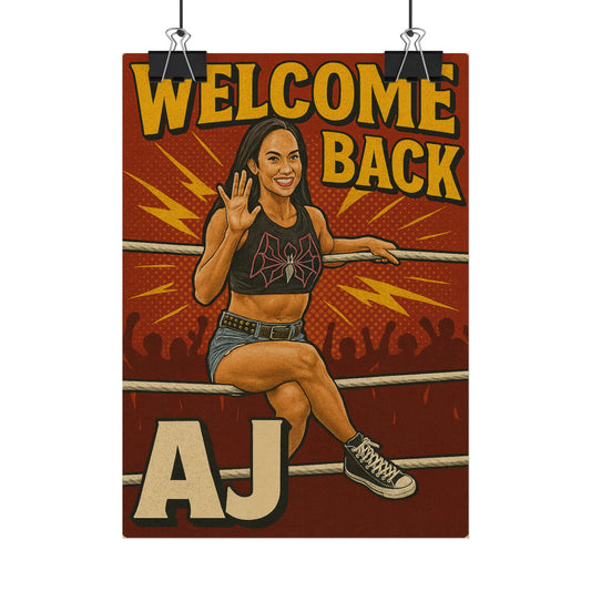Welcome Back AJ Poster