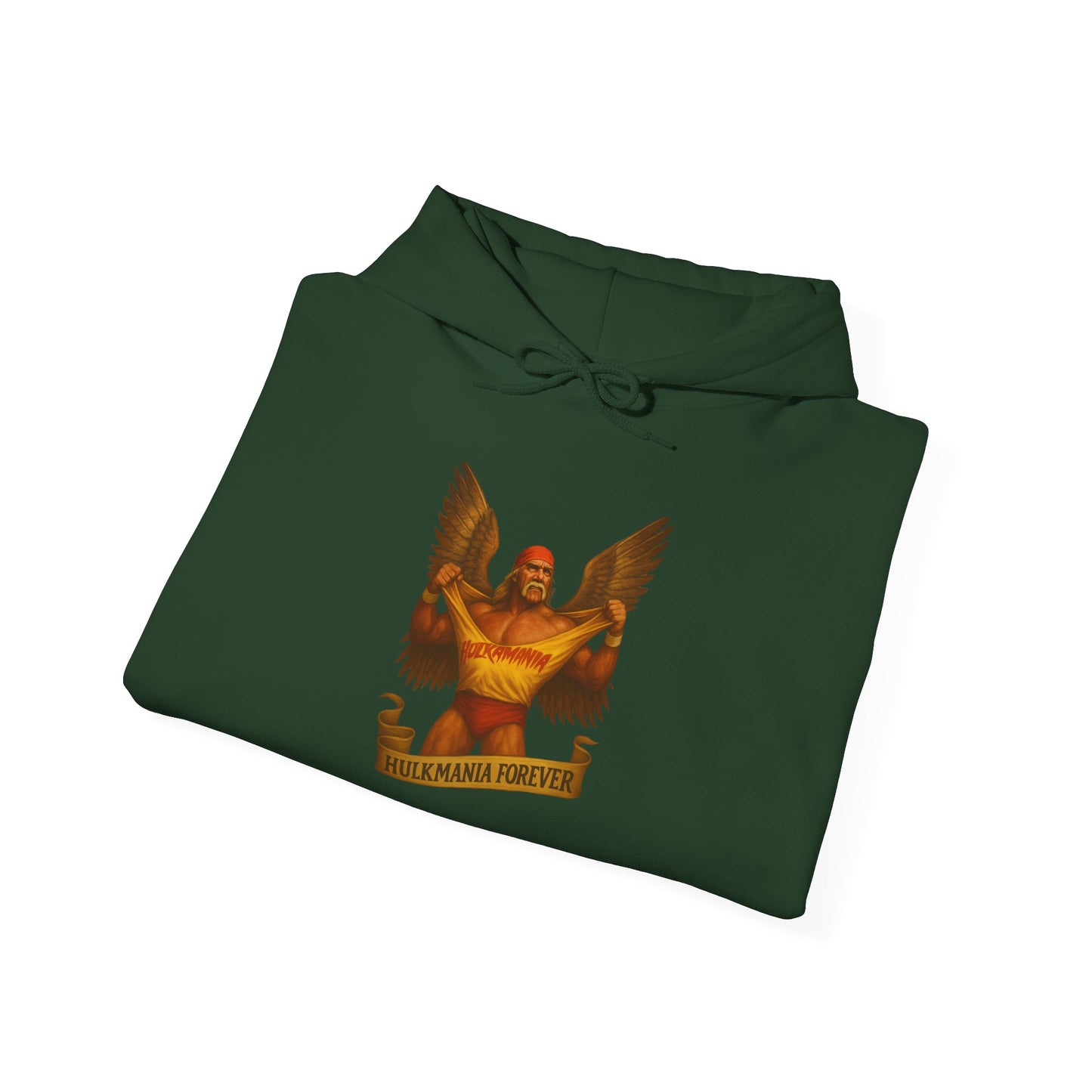 Bold Hulkamania Forever Eagle Unisex Hoodie
