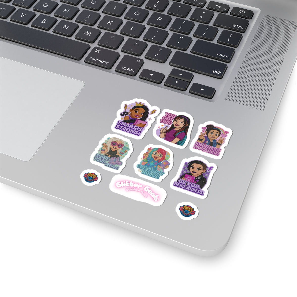Glitter Goals Sticker Pack- Wrestling Superstar Kiss-Cut Stickers