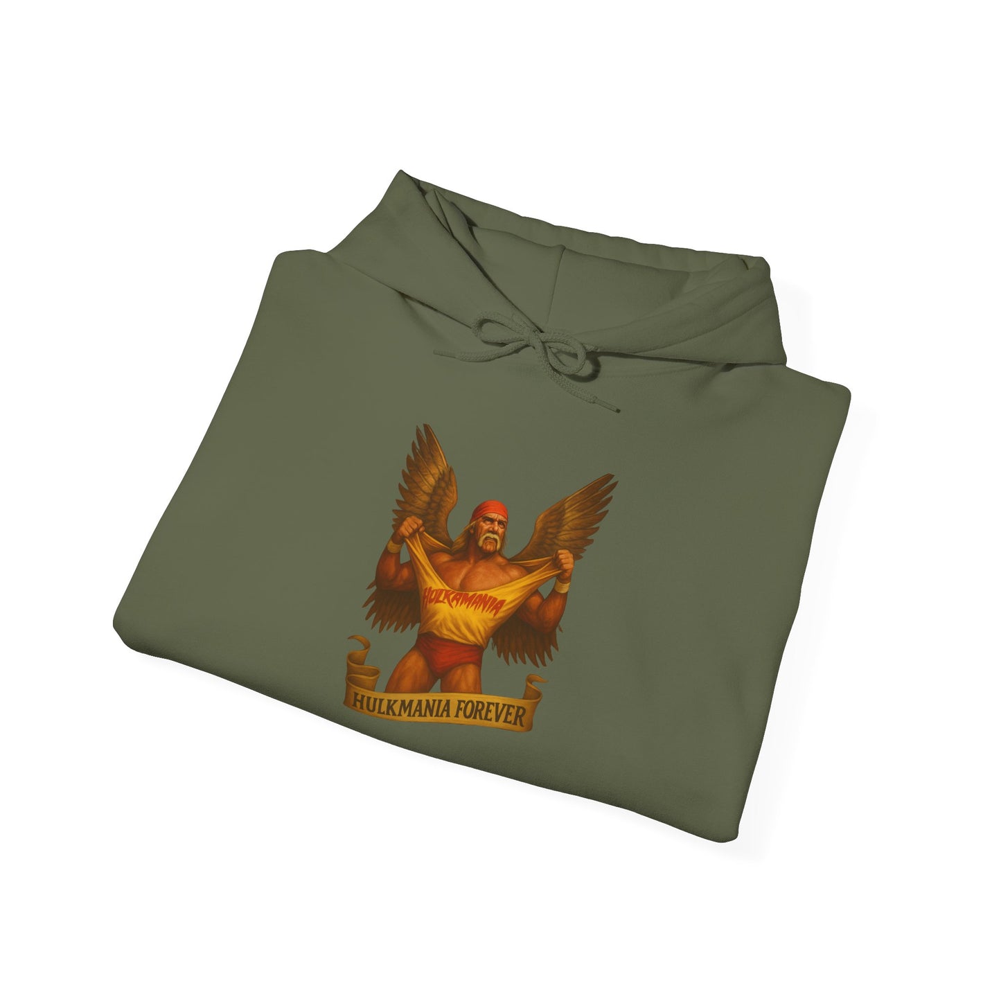 Bold Hulkamania Forever Eagle Unisex Hoodie