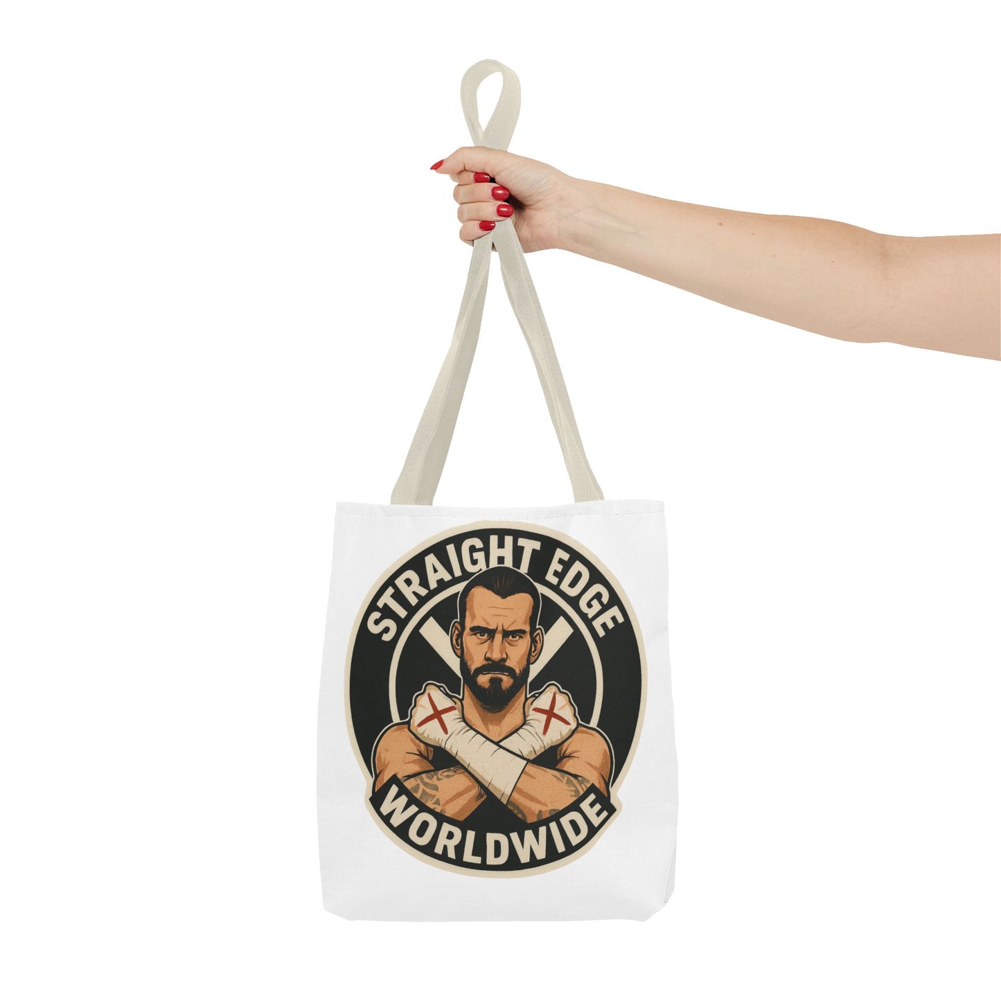 CM Punk Straight Edge Worldwide Tote Bag