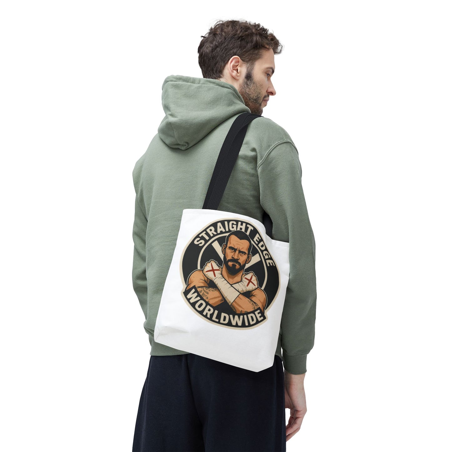 CM Punk Straight Edge Worldwide Tote Bag