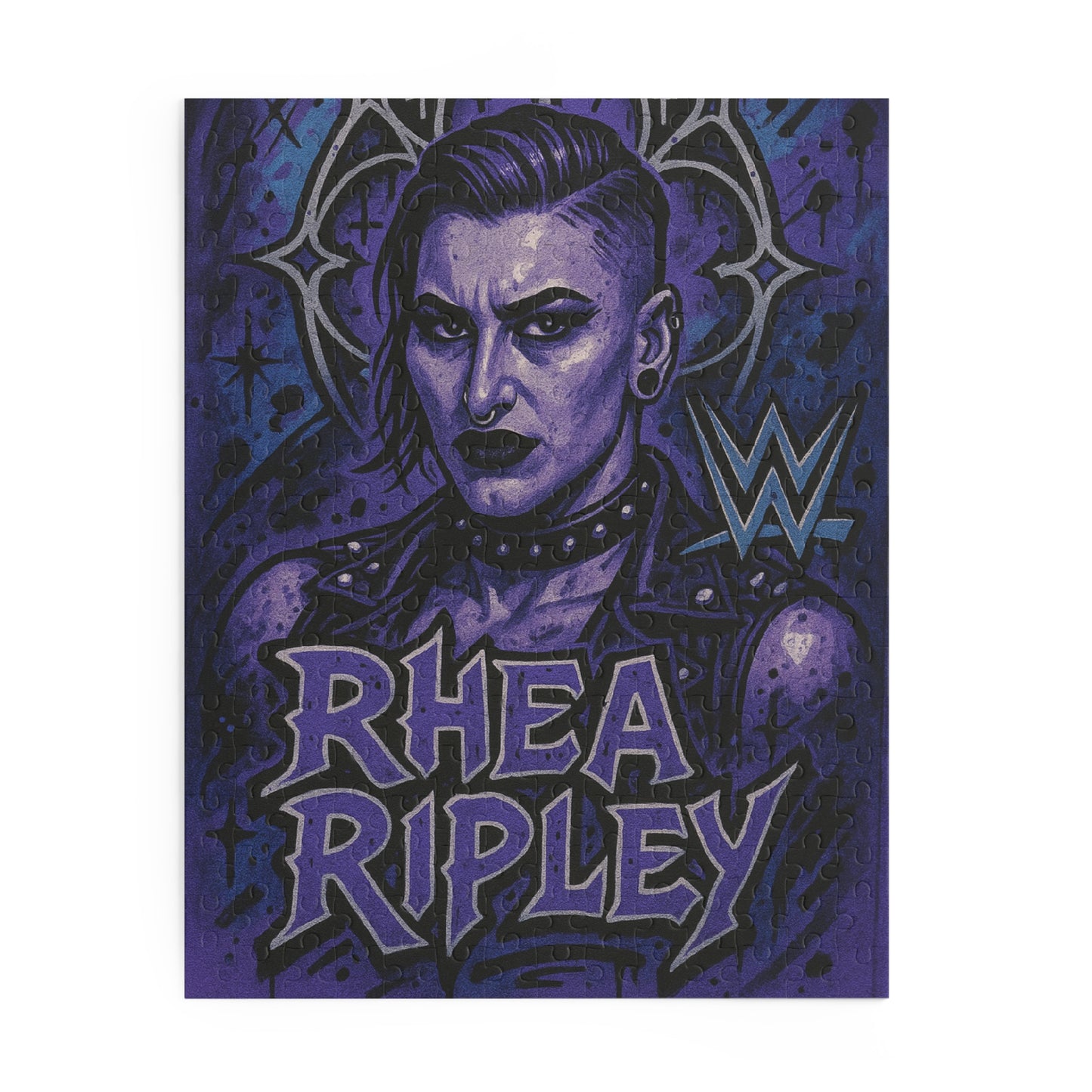 WWE Rhea Ripley Puzzle, 120/252/500-Piece Jigsaw Collectible Puzzle