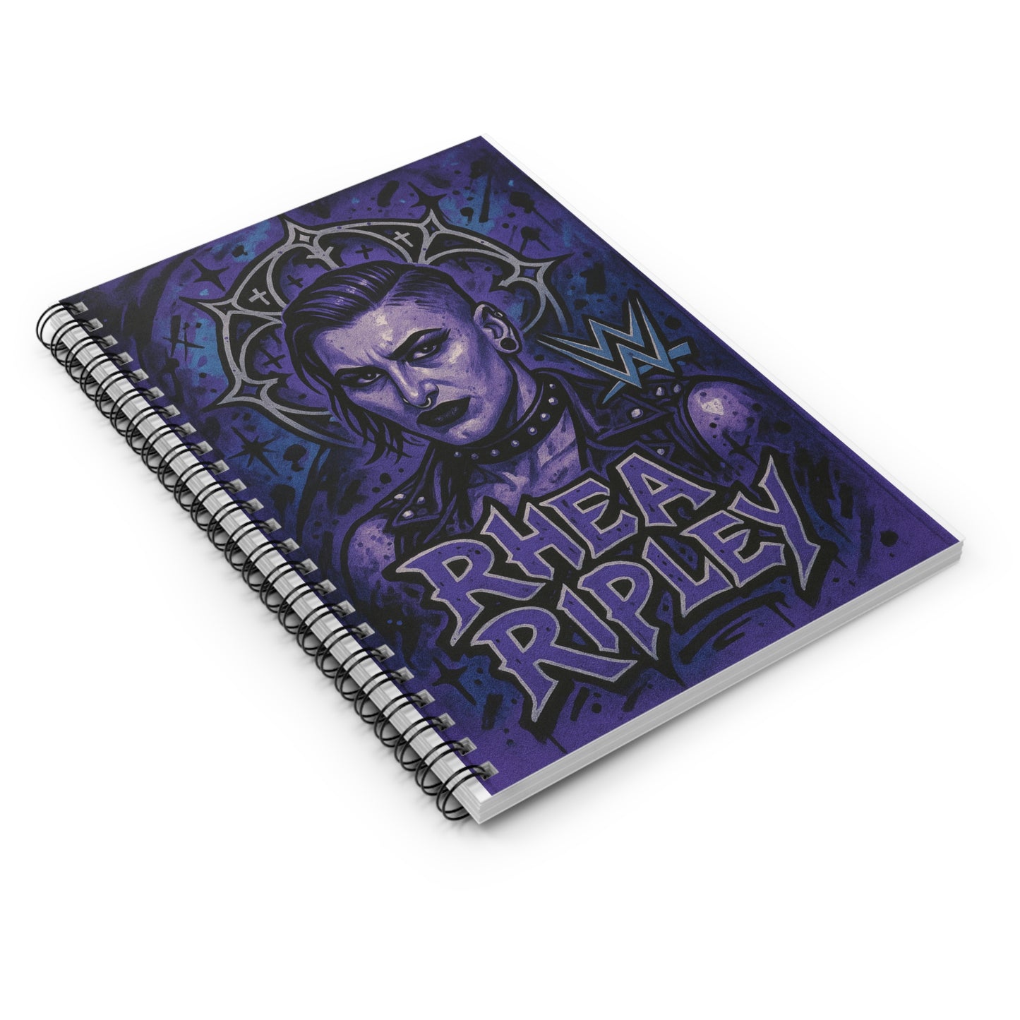 WWE Rhea Ripley Spiral Notebook - Ruled Line, Fan Journal