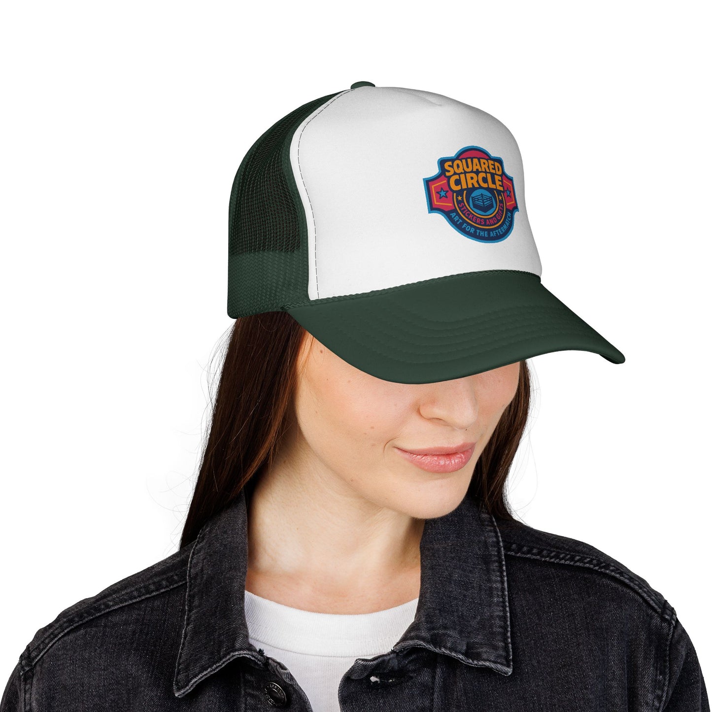Squared Circle Trucker Hat