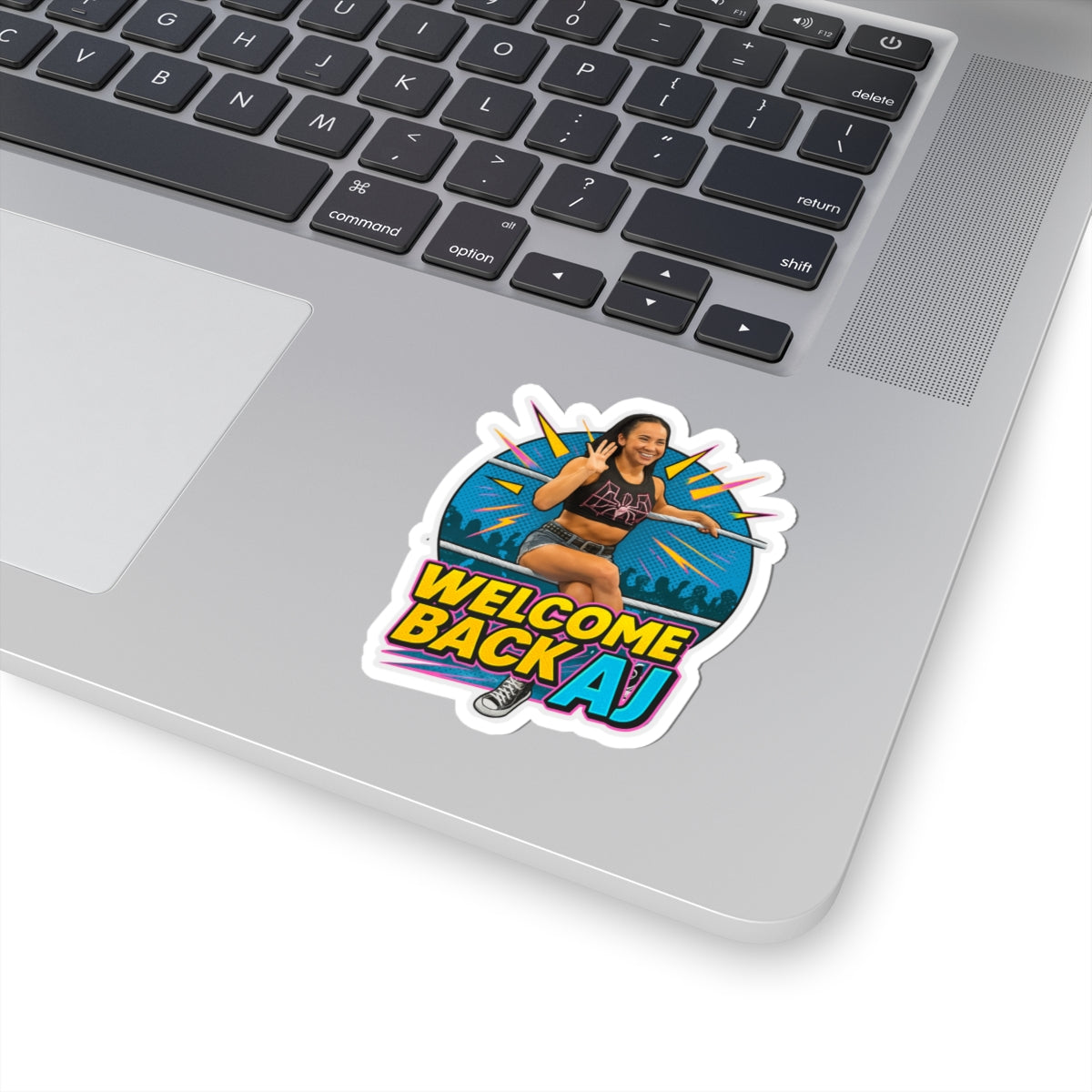 Welcome Back AJ Kiss-Cut Sticker