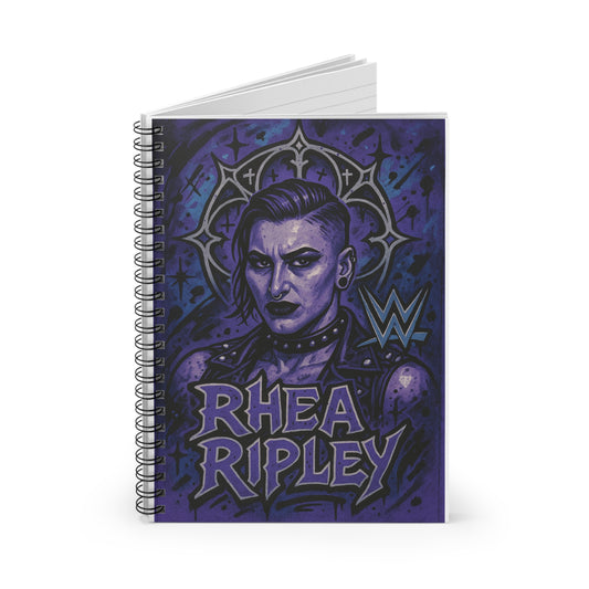 WWE Rhea Ripley Spiral Notebook - Ruled Line, Fan Journal