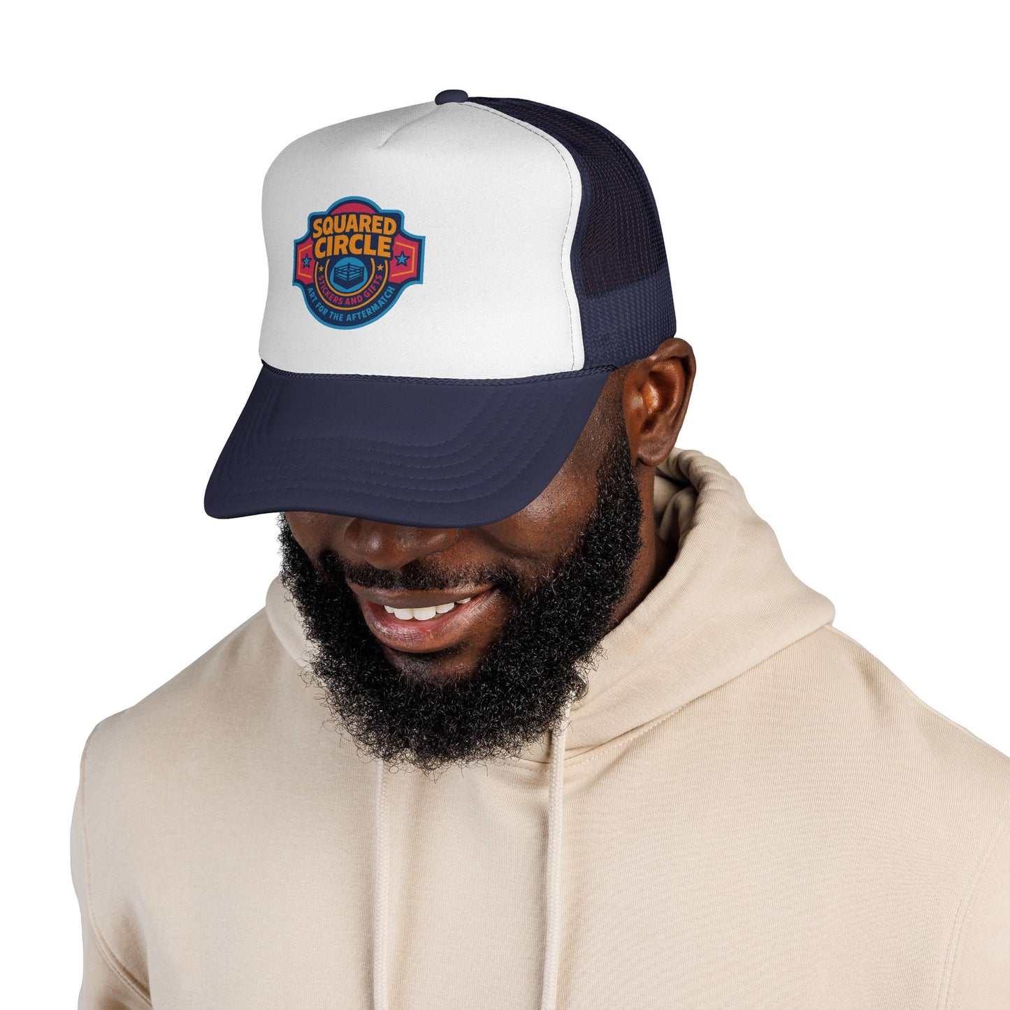 Squared Circle Trucker Hat