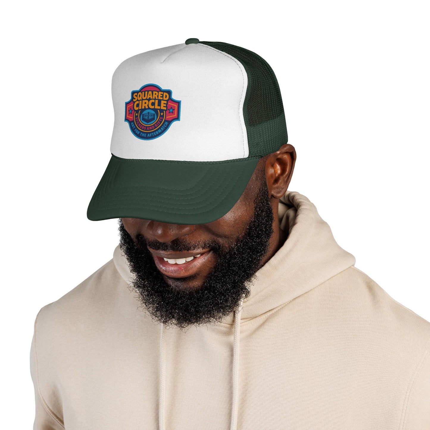 Squared Circle Trucker Hat