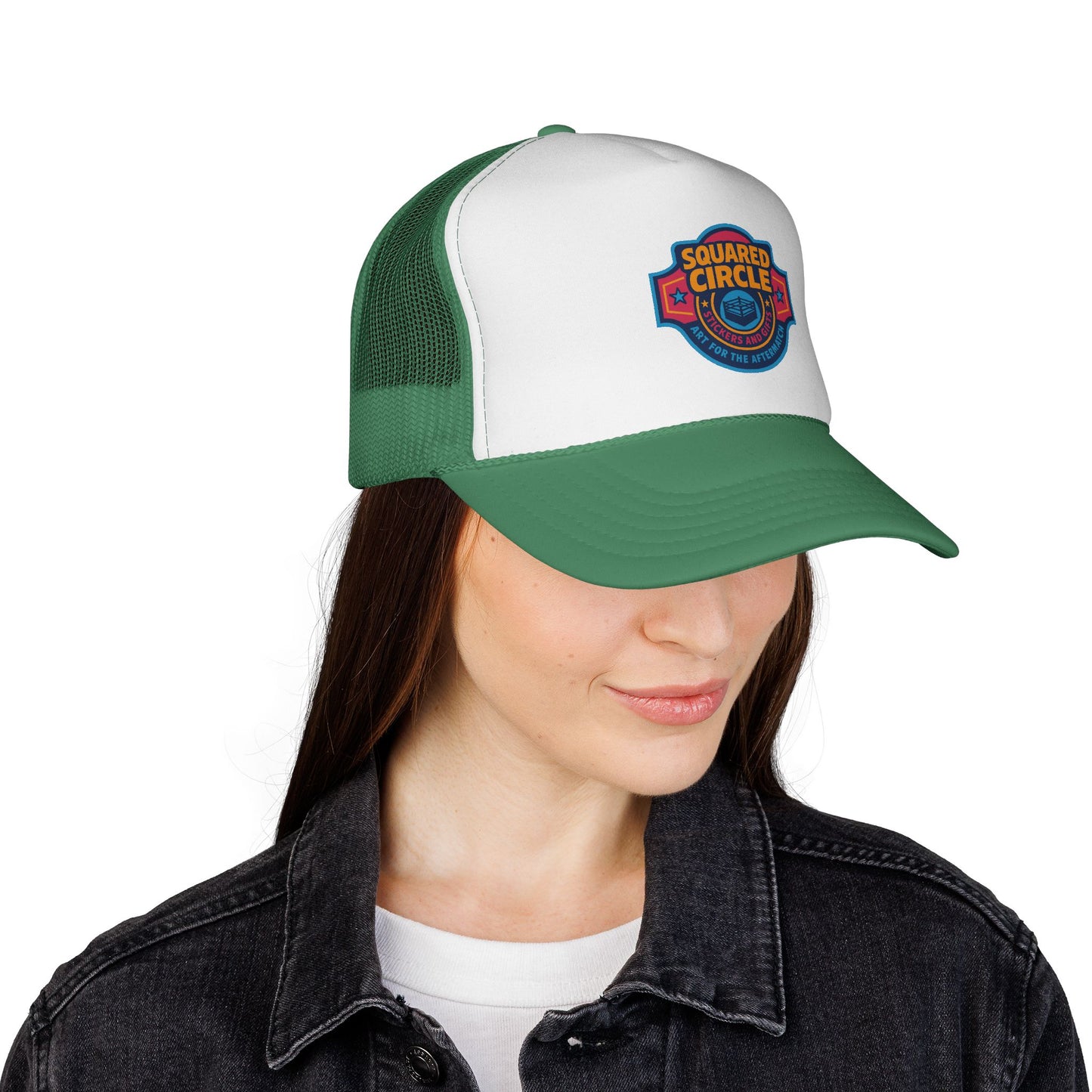 Squared Circle Trucker Hat