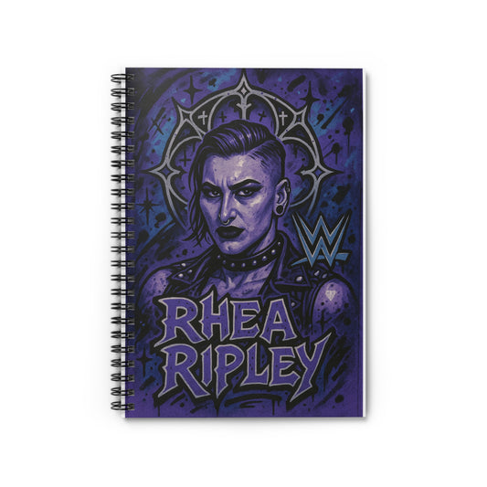 WWE Rhea Ripley Spiral Notebook - Ruled Line, Fan Journal