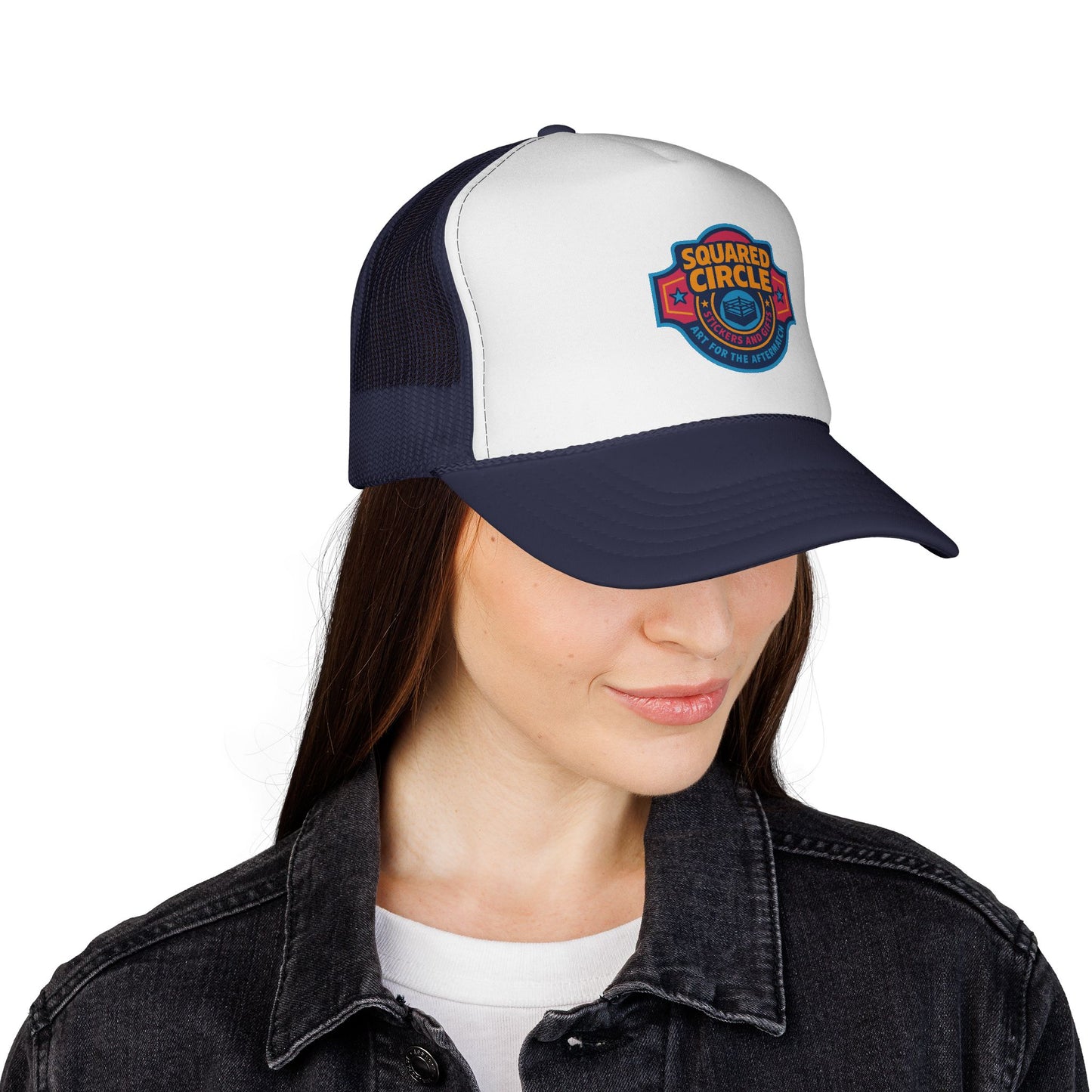 Squared Circle Trucker Hat