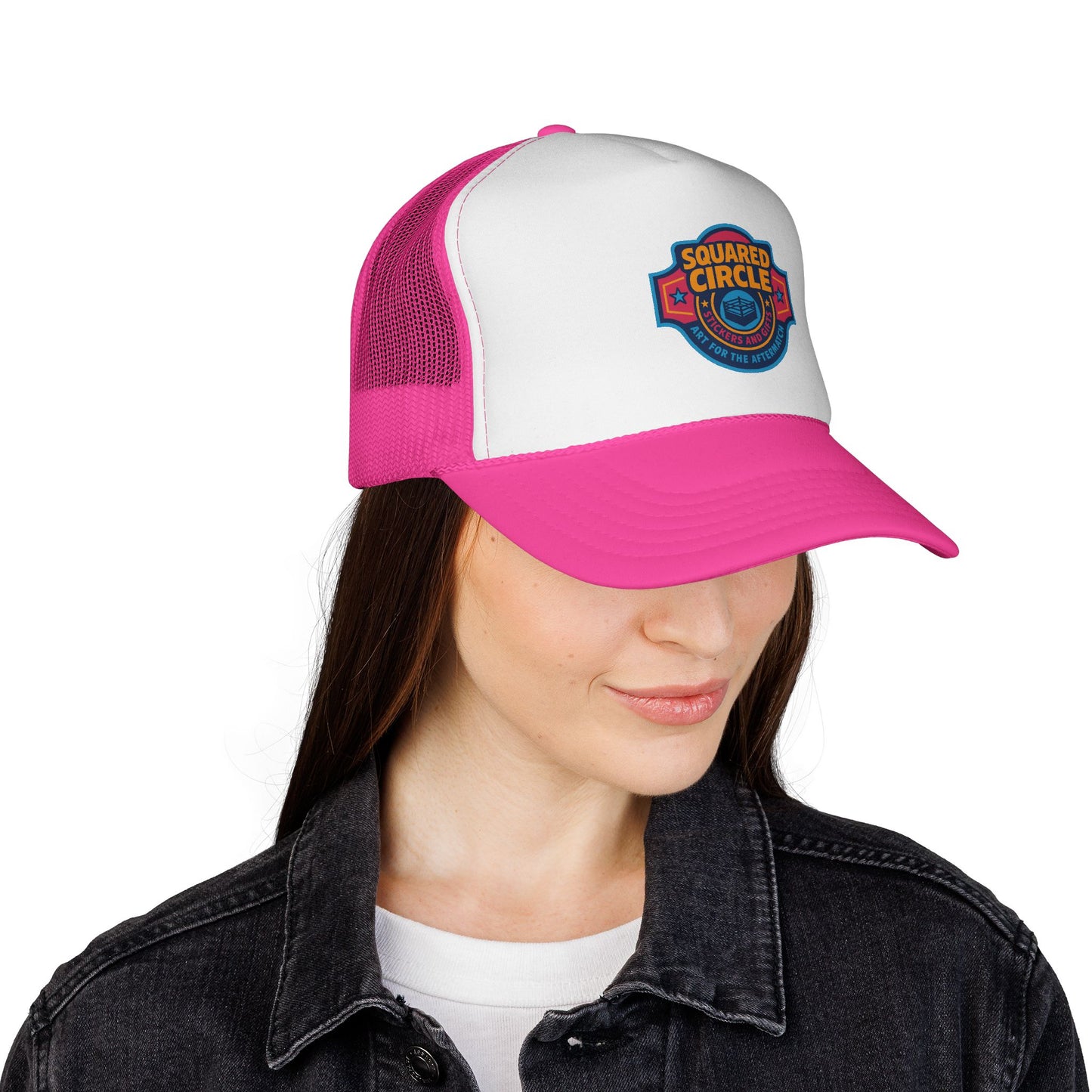Squared Circle Trucker Hat