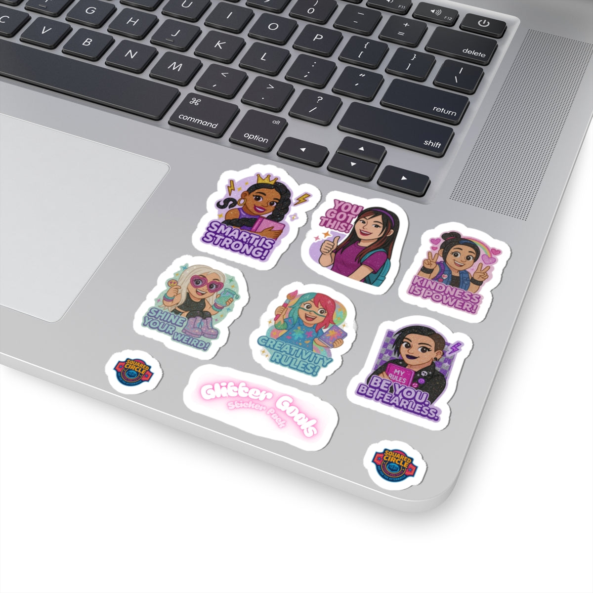 Glitter Goals Sticker Pack- Wrestling Superstar Kiss-Cut Stickers