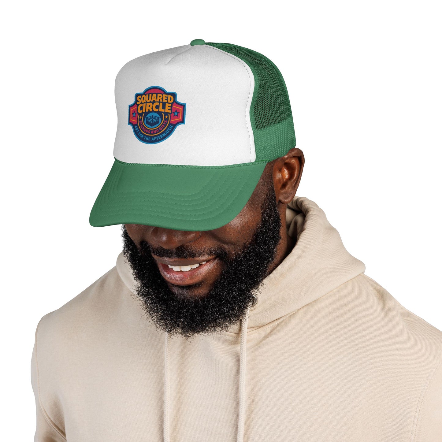 Squared Circle Trucker Hat