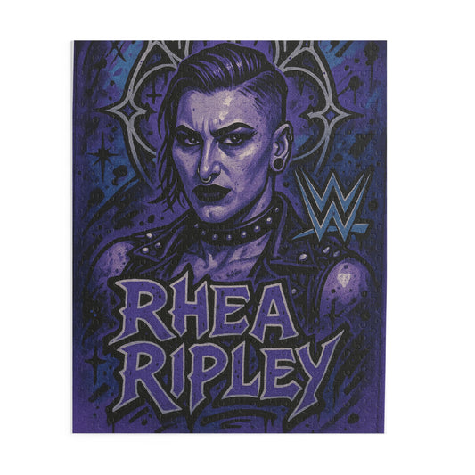 WWE Rhea Ripley Puzzle, 120/252/500-Piece Jigsaw Collectible Puzzle