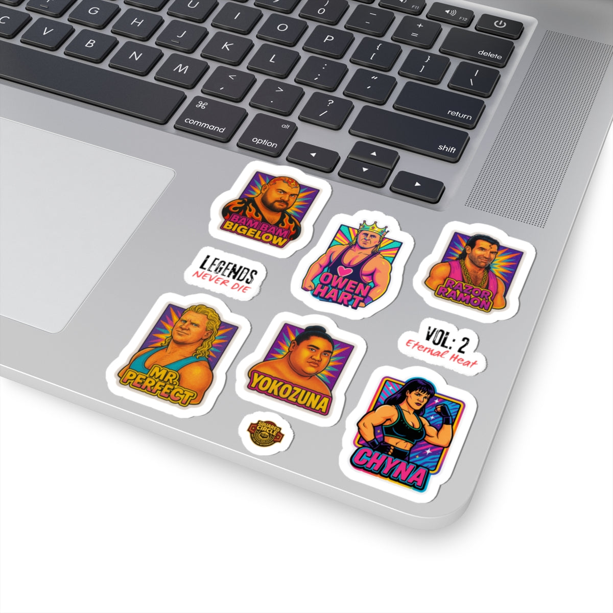 Legends Never Die: Vol 2 - Eternal Heat - Wrestling Legends Kiss-Cut Stickers
