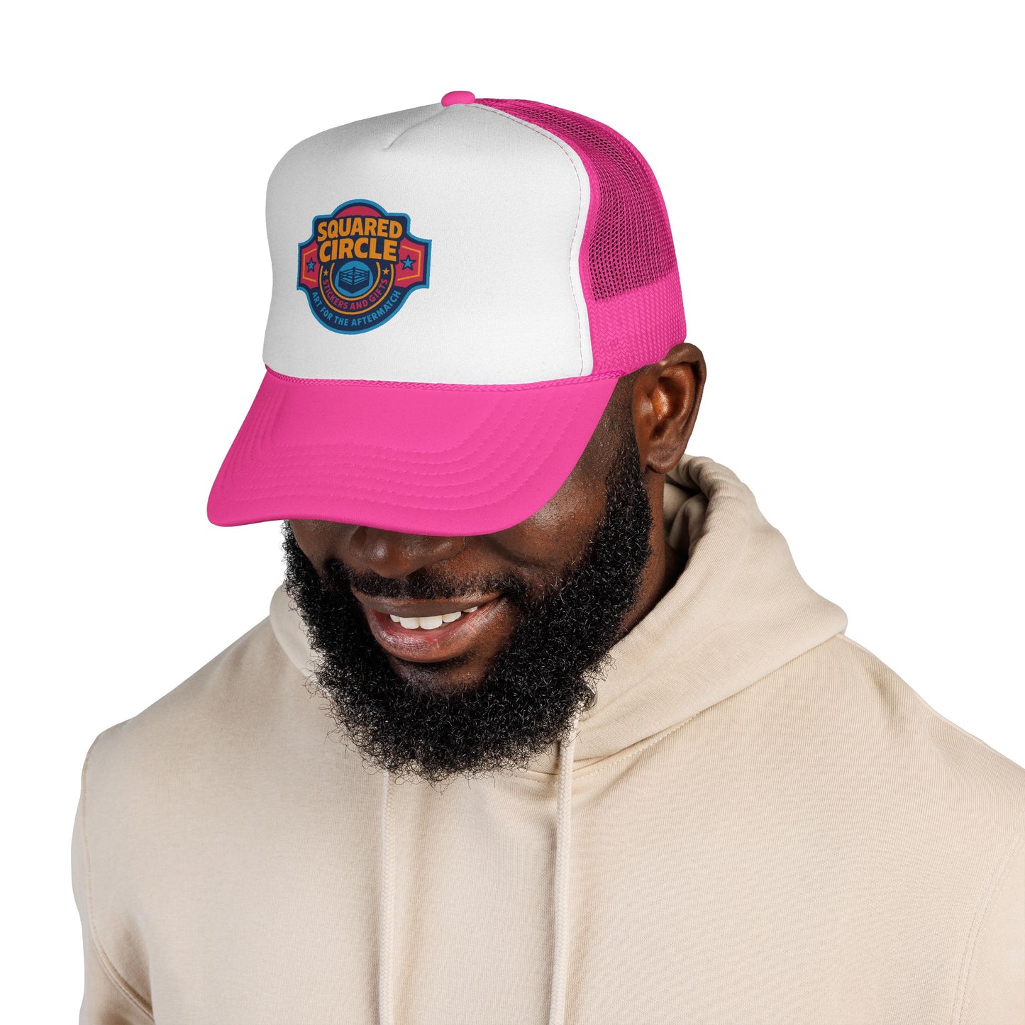 Squared Circle Trucker Hat