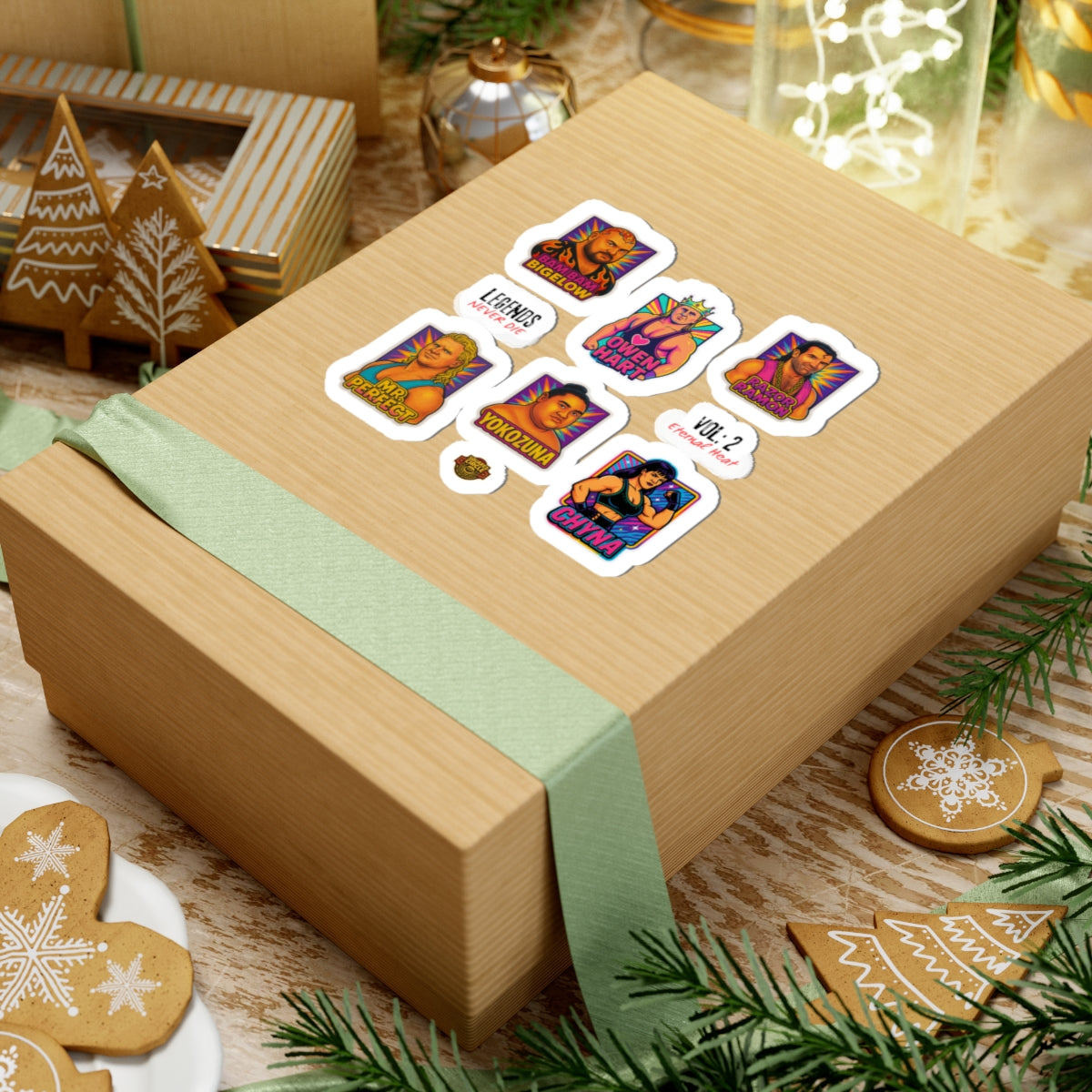 Legends Never Die: Vol 2 - Eternal Heat - Wrestling Legends Kiss-Cut Stickers